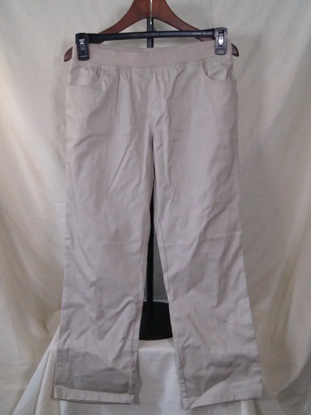 Wonder Nation School Uniform Pants Straight Fit Pull‑On Reinforced Knee Sz12
